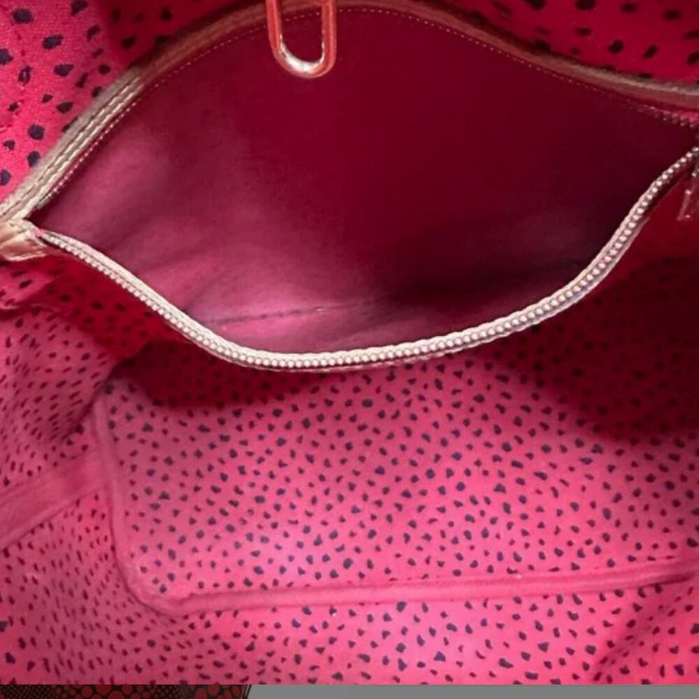 Yayoi Kusama x Louis Vuitton Red Waves Monogram Neverfull MM Tote with COA - Picture 16 of 16